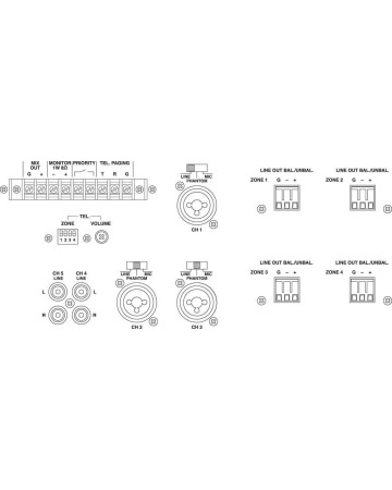 MONACOR  PA-4040MPX