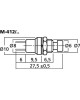 MONACOR  M-412/BL