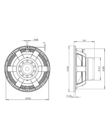 B&C 12BG100 / 8ohm