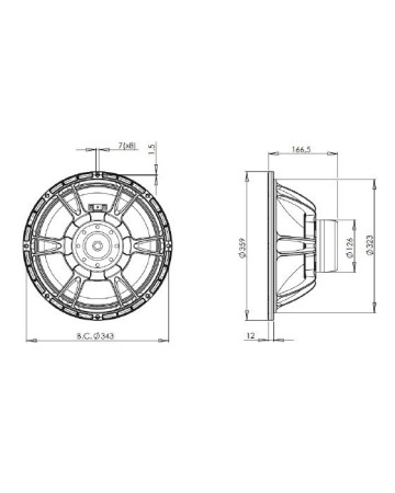 B&C 14NDL88 / 8ohm