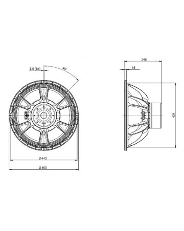 B&C 18DS115 / 8ohm