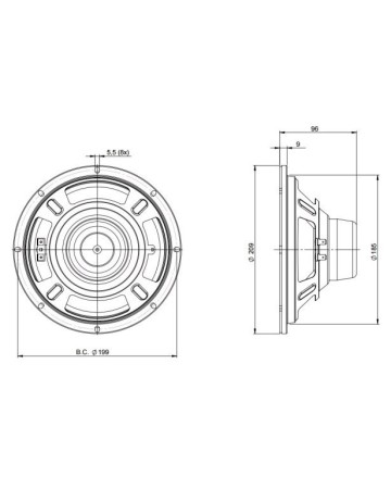 B&C 8BG51 / 4ohm