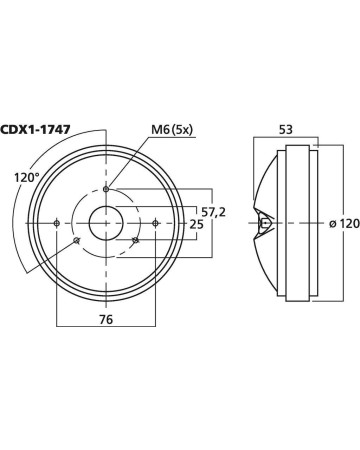 CELESTION CDX1-1747