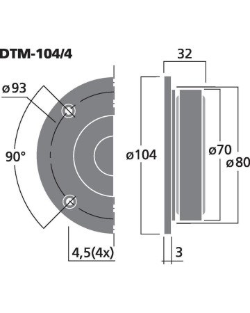 MONACOR DTM-104/4