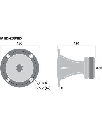 MONACOR MHD-230/RD