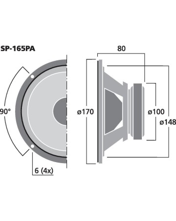 MONACOR SP-165PA