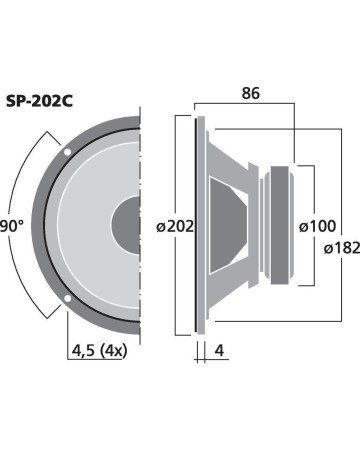 MONACOR SP-202C