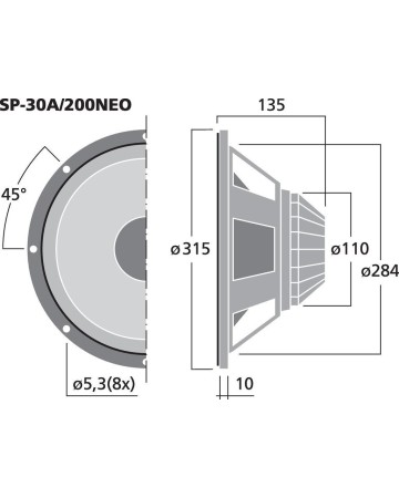 MONACOR SP-30/200NEO