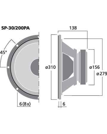 MONACOR SP-30/200PA