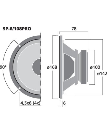 MONACOR SP-6/108PRO