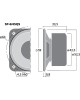 MONACOR SP-6/4SQS