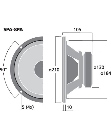 MONACOR SPA-8PA