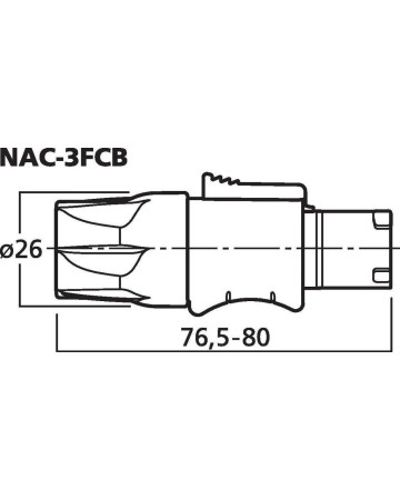 NEUTRIK NAC-3FCB