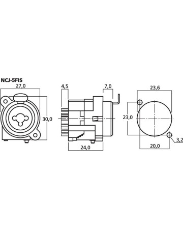 NEUTRIK NCJ5FI-V