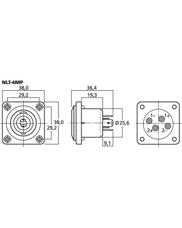 NEUTRIK NLT4MP