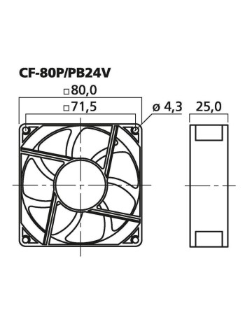 SUNON CF-80P/PB24V