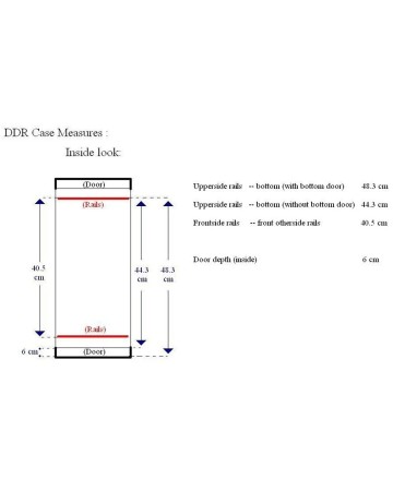 AMERICAN DJ ACF-SW/DDR3 Doubledoorrack 19,3 RMS