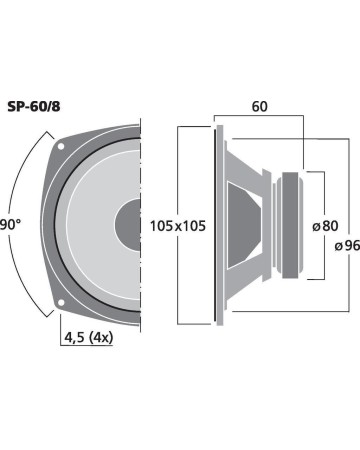 MONACOR SP-60/8