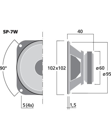 MONACOR SP-7W