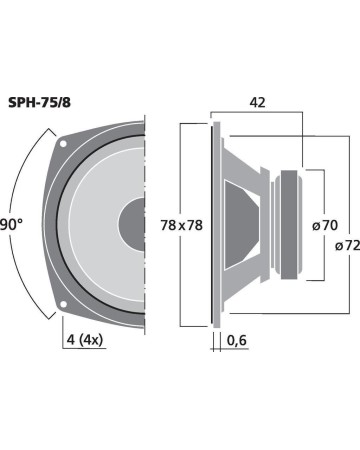 MONACOR SPH-75/8