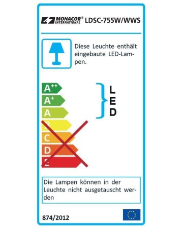 MONACOR LDSC-755W/WWS