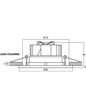 MONACOR LDSR-755C/WWS